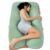 Full body U shaped maternity pillow available online in India for complete pregnancy comfort and support