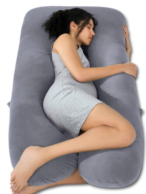 U shaped pregnancy pillow for full body support during pregnancy in India