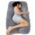 U shaped pregnancy pillow for full body support during pregnancy in India