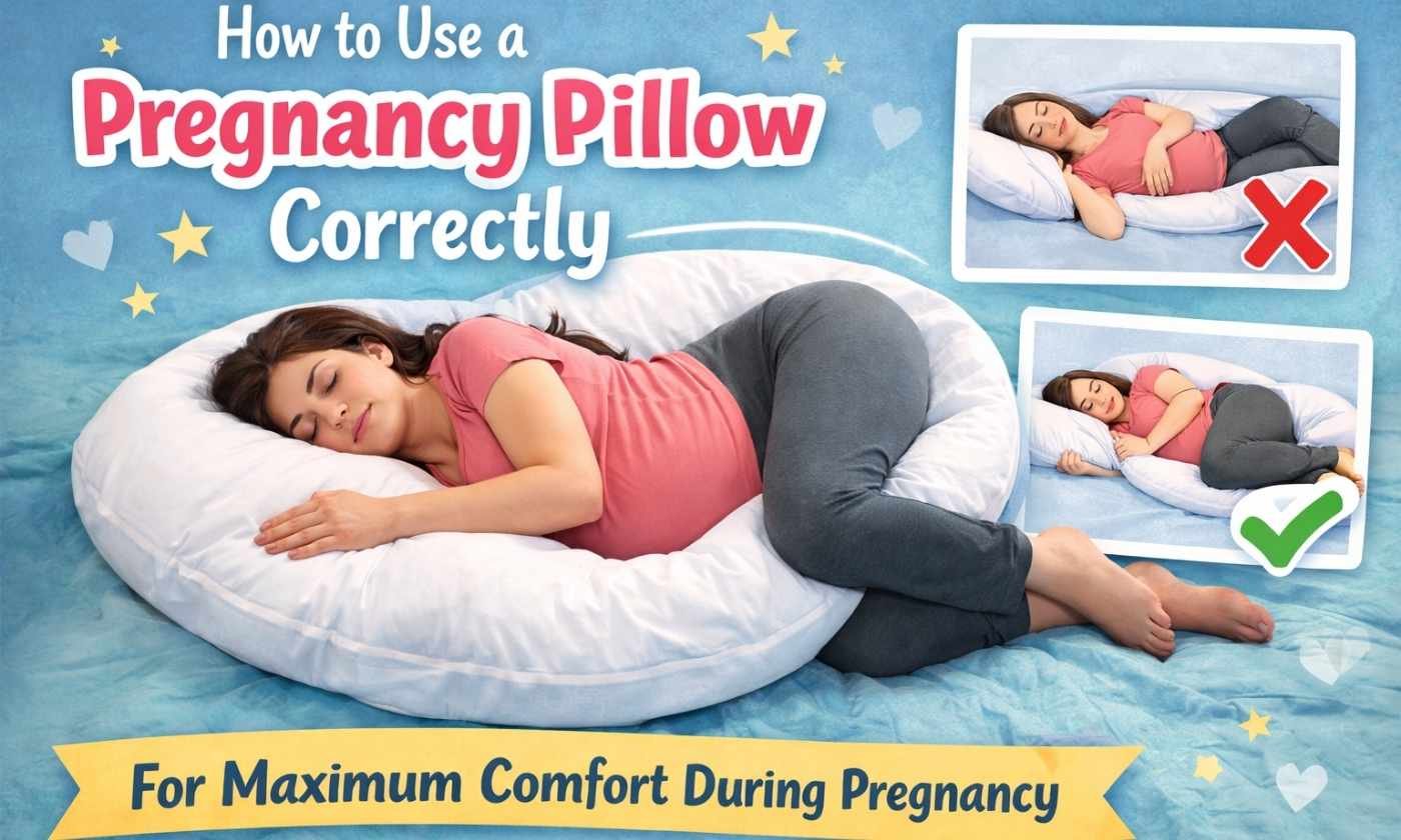 How to use a pregnancy pillow correctly for maximum comfort during pregnancy